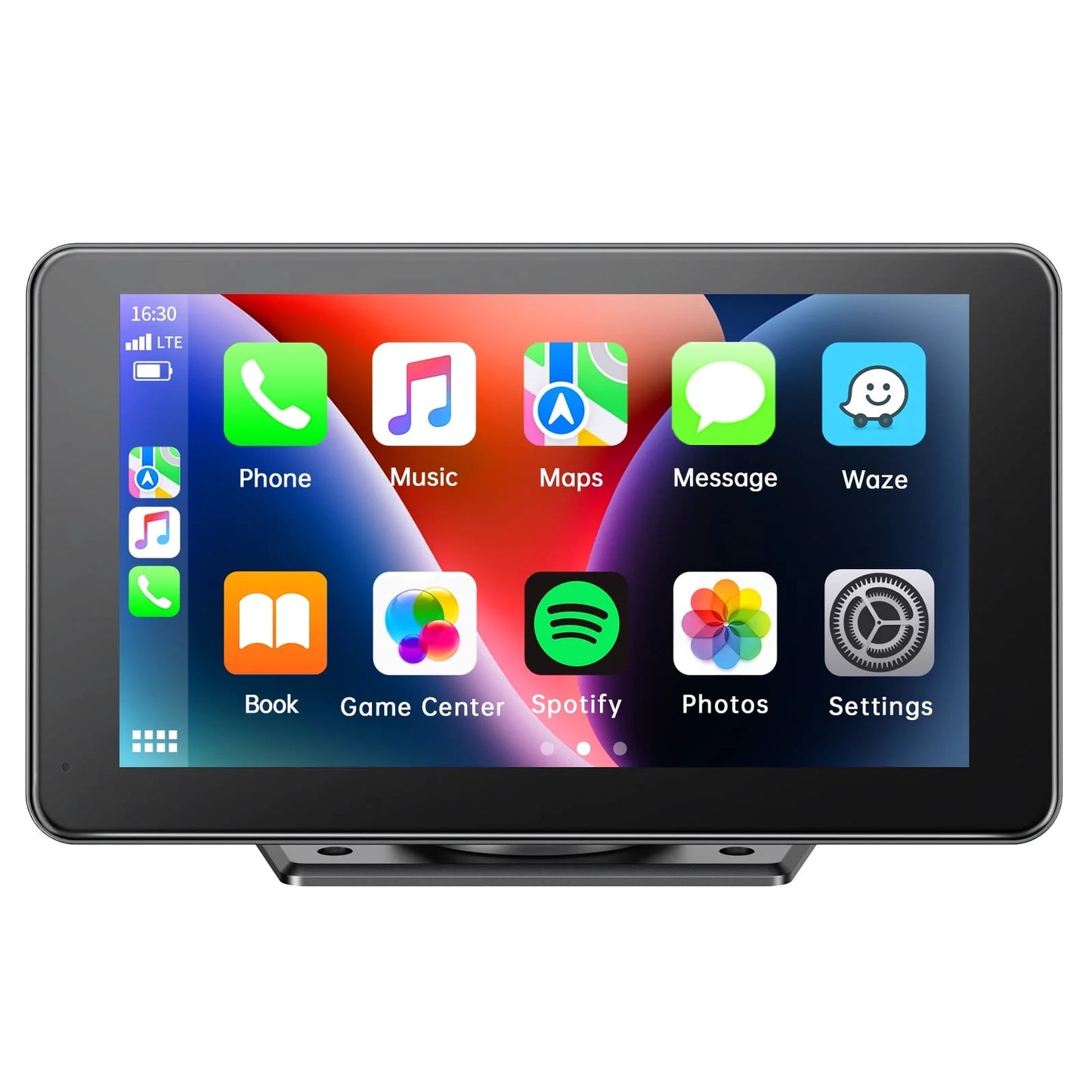 Carplay Screen for Car, 7" Wireless Portable Carplay Compatible Android Auoto, GPS Navigation, Mirror Link, Voice Control, AUX/FM